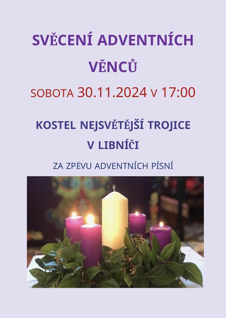 Svěcení adventních věnců