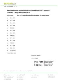 otevřené soboty pro občany obcí