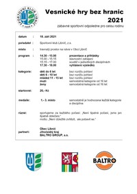 Vesnické hry bez hranic 2021